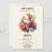 Ice Cream Scooped Up Vrijgezellenfeest Kaart (Voorkant)