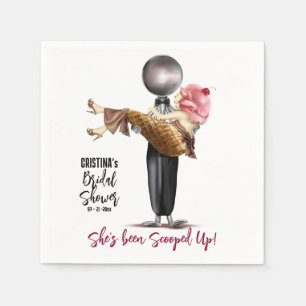 Ice cream Scooped Up Vrijgezellenfeest Servet