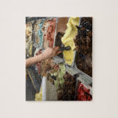 Ice Cream scooping - gelato Gelateria in Italië Legpuzzel (Verticaal)