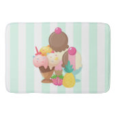 Ice Cream Scoops met Sprinkles Badmat (Voorkant)