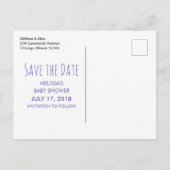 Ice Cream Scoops met Sprinkles Bewaar de datum Aankondigingskaart (Achterkant)