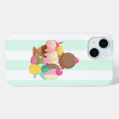 Ice Cream Scoops met Sprinkles Case-Mate iPhone Case (Achterkant (horizontaal))