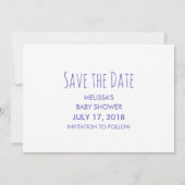 Ice Cream Scoops met Sprinkles Sparen de Datum Save The Date (Achterkant)