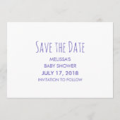 Ice Cream Scoops met Sprinkles Sparen de Datum Save The Date (Achterkant)