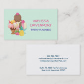 Ice Cream Scoops met Sprinkles Visitekaartje (Voorkant / Achterkant)