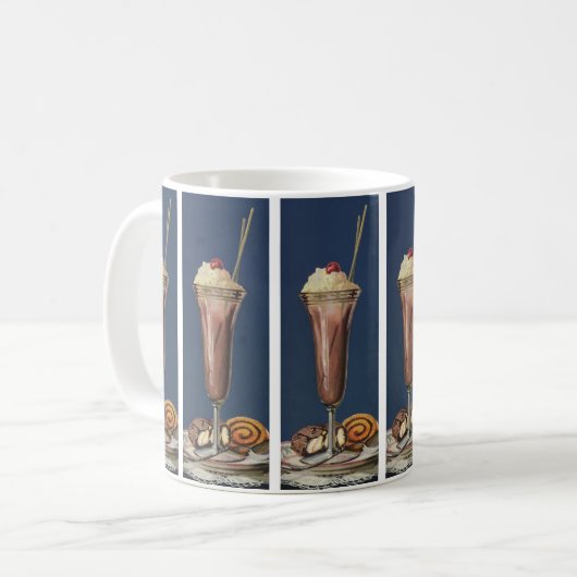 Ice Cream Shake, met schroefdraad en kers Koffiemok (Voorkant links)