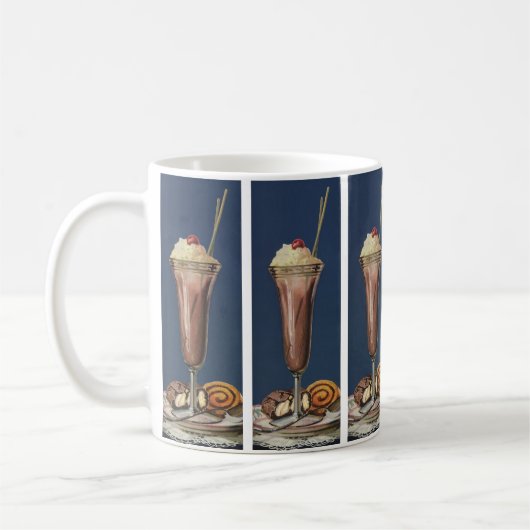 Ice Cream Shake, met schroefdraad en kers Koffiemok (Links)