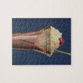 Ice Cream Shake, met schroefdraad en kers Legpuzzel (Horizontaal)