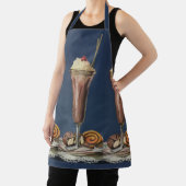 Ice Cream Shake, met schroefdraad en kers Schort (Insitu)