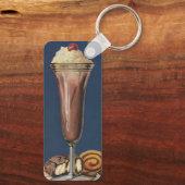  Ice Cream Shake, met schroefdraad en kers Sleutelhanger (Achterkant)