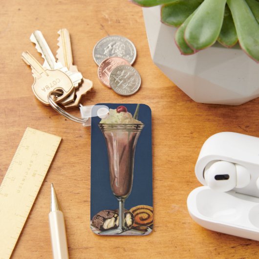 Ice Cream Shake, met schroefdraad en kers Sleutelhanger (Bureau)