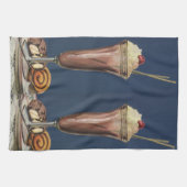 Ice Cream Shake, met schroefdraad en kers Theedoek (Horizontaal)