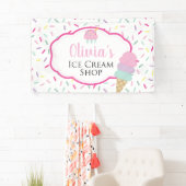 Ice Cream Shop Birthday Party Spandoek (Insitu)