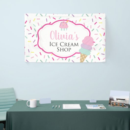 Ice Cream Shop Birthday Party Spandoek (Beurs)