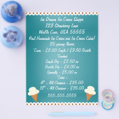 Ice Cream Shop Business Flyer (Enkel)