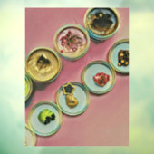 Ice cream shop decor raamsticker (Vel 3)
