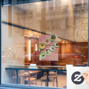 Ice cream shop decor raamsticker