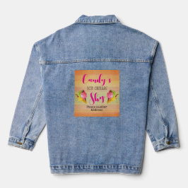 Ice Cream Shop Denim Jean Jacket
