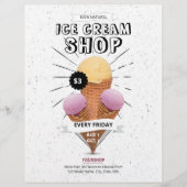 Ice Cream Shop Flyer (Voorkant)