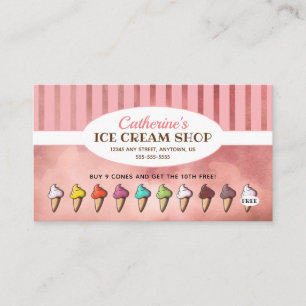 Ice Cream Shop Ice Cream Cone Loyalty