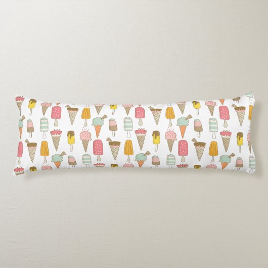 Ice Cream Shop Novelty Pillow Lichaamskussen (Voorkant)