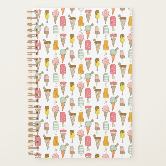 Ice Cream Shop Novelty Planner (Voorkant)