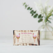 Ice Cream Shop / ParlorBusiness Card - Aangepast Visitekaartje (Staand voorkant)