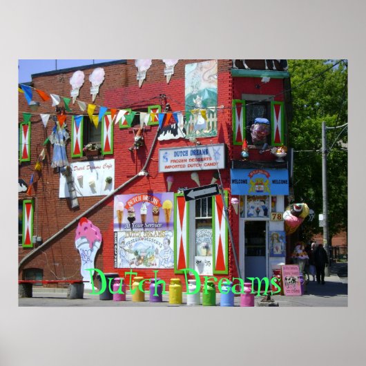Ice Cream Shop Poster (Voorkant)
