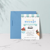 Ice Cream Shop verjaardagsuitnodiging Kaart