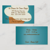 Ice Cream Shop Visitekaartje (Voorkant / Achterkant)