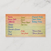 Ice Cream Shop Visitekaartje (Achterkant)