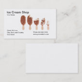 Ice Cream Shop Visitekaartje (Voorkant / Achterkant)