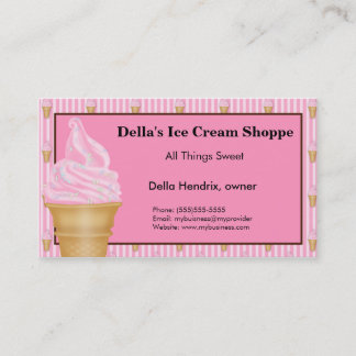 Ice Cream Shop Visitekaartjes