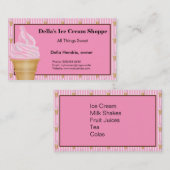 Ice Cream Shop Visitekaartjes (Voorkant / Achterkant)