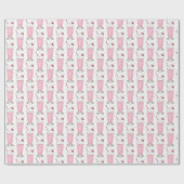 Ice Cream Shoppe Strawberry Pink Shake Milkshake Cadeaupapier (Vlak)