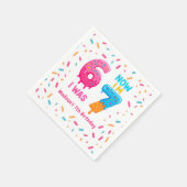 Ice Cream Six Seven 67 Birthday Napkins Servet (Hoek)