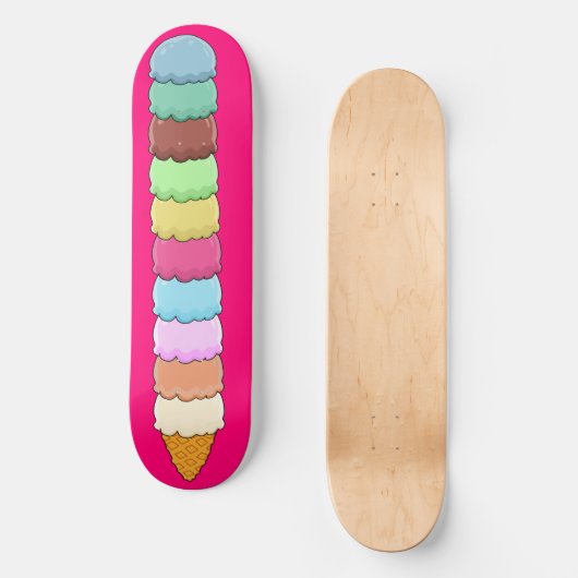 Ice Cream Skateboard Deck (Voorkant)