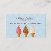 Ice Cream Slogans Visitekaartjes (Voorkant)