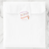 ICE CREAM SOCIAAL verjaardagsfeest dank u sticker (Tas)