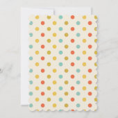 Ice Cream Social Baby Sprinkle Invitation Kaart (Achterkant)