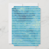 Ice Cream Social Birthday Party Invitations - Boy Kaart (Achterkant)