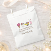 Ice Cream Social Favor Banana Split Sundae Cone Bedankzakje (Geknipt)