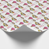 Ice Cream Social Favor Banana Split Sundae Cone Cadeaupapier (Hoek)