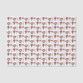 Ice Cream Social Favor Banana Split Sundae Cone Tissuepapier