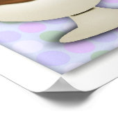 Ice Cream Social, Paars/Green Stripe Sundae Poster (Hoek)