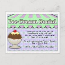 Ice Cream Social, Paars/Green Stripe Sundae