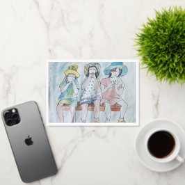 Ice Cream Social Party Folie Kaart