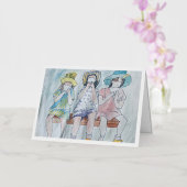 Ice Cream Social Party Folie Kaart (Orchidee)