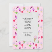 Ice Cream Social Party kegels Kaart (Voorkant)