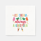 Ice Cream Social Servet (Voorkant)